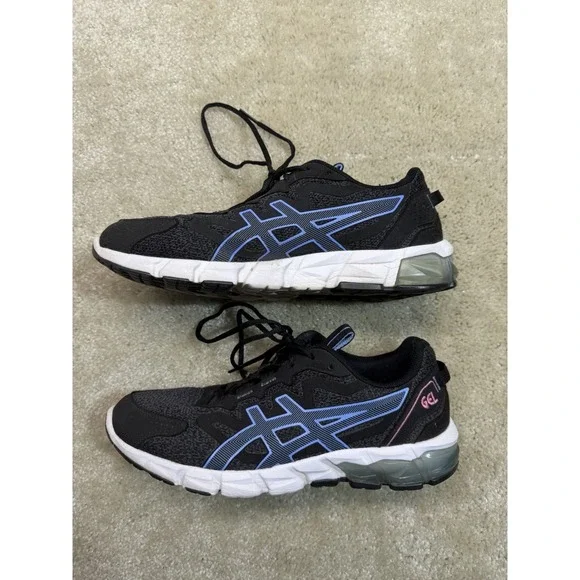 Asics Gel Quantum 90 Shoes Womens 10 Black Blue White Hiking Running Outdoor - Picture 3 of 9
